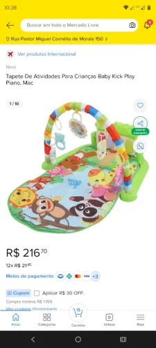 Brinquedos de bebês novo na caixa 
