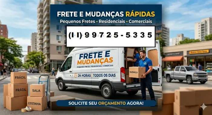 Raposo Tavares regiao fretes pequenos carretos e mudanças