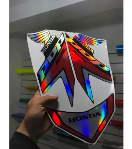 * Kit adesivos holográfico pra moto * 