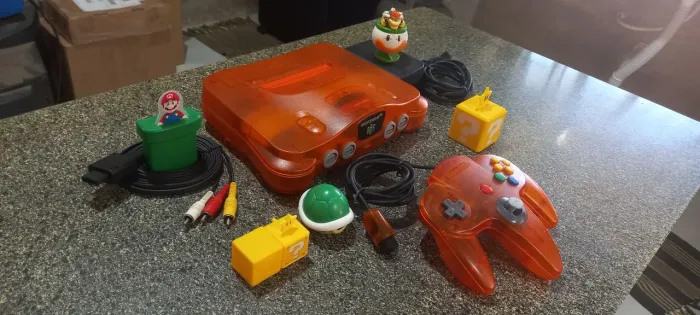 Nintendo 64 edição limitada Tangerina 100% original