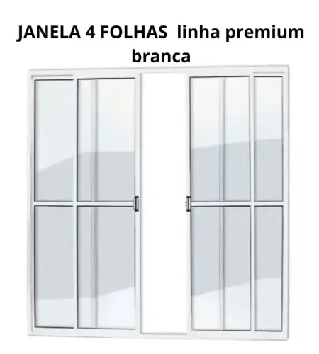 JANELA 4 FOLHAS  DIRETO DA FÁBRICA LINHA PREMIUM PAGAMENTO NA ENTREGA