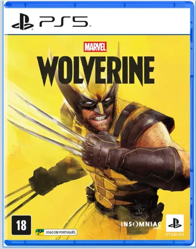 Wolverine PS5 lacrado mídia física Marvel novo lançamento exclusivo PlayStation 5
