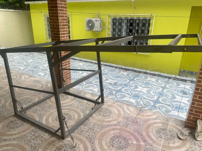 Estrutura em metalon para strada 