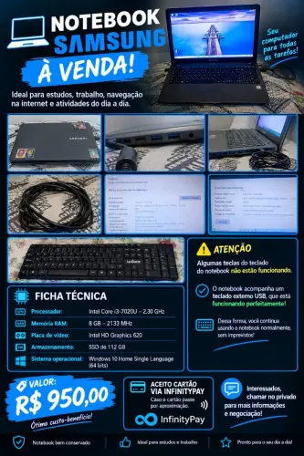 Notebook SAMSUNG 350NX