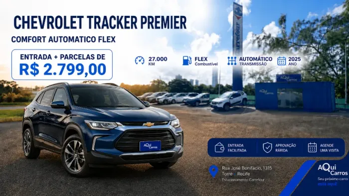 Chevrolet Tracker Premier 1.2 Turbo 12V Flex AUT 2025