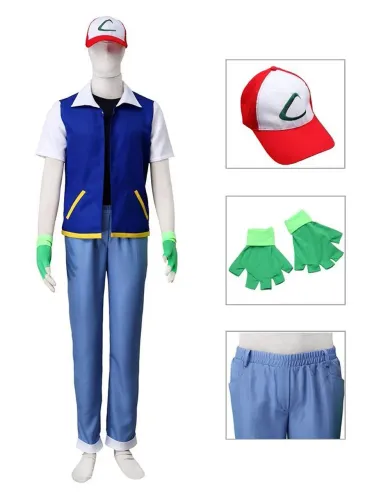 Fantasia de Ash pokemon adulto 