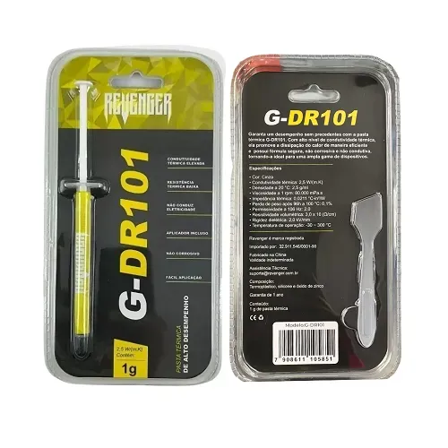 Pasta térmica seringa 1g Revenger