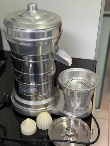 Espremedor industrial antigo inox