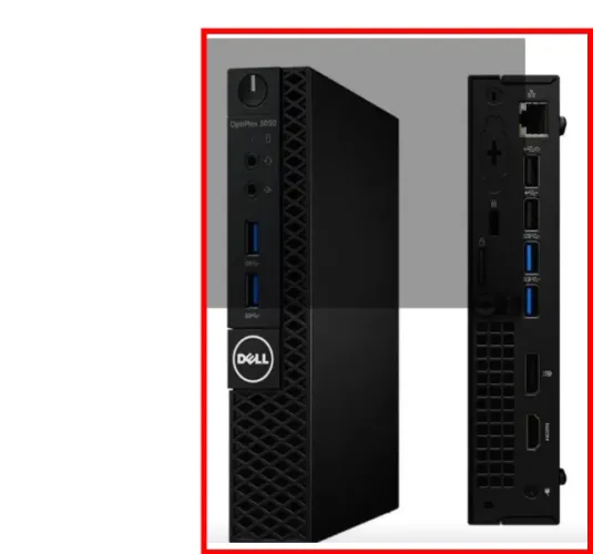 Mini CPU Dell, mouse, teclado, i3, sistema operacional Windows