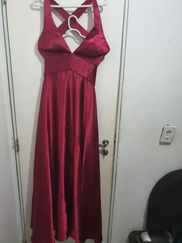 Vestido pink ou rosa longo NOVO VESTE 38 A 40 