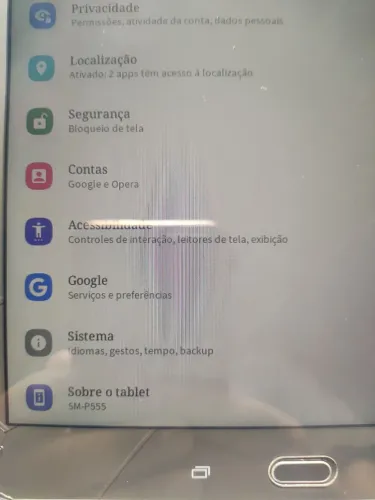 Tablet Samsung sm-p555