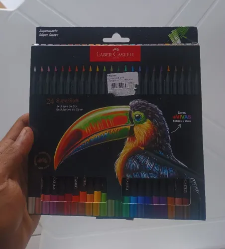 Canetinhas Faber-Castell SuperSoft 24 Cores<br>
