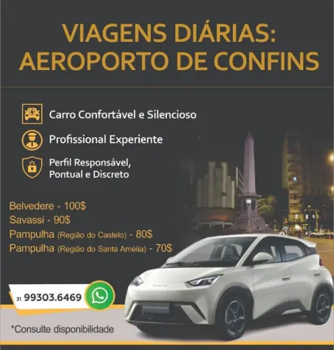 Motorista - Aeroporto de Confins