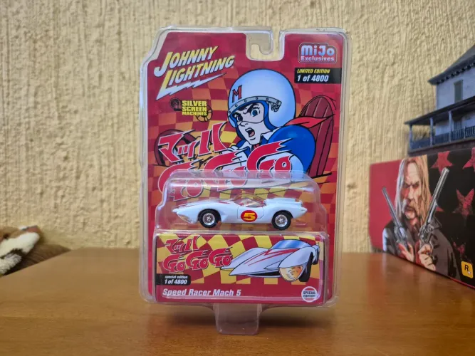 Johnny Lightning Speed Racer Mach 5 Mijo Exclusive lacrado!