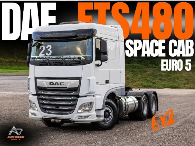 DAF XF FTS 480 2023 6x2 Automático Space Cab 294 mil km