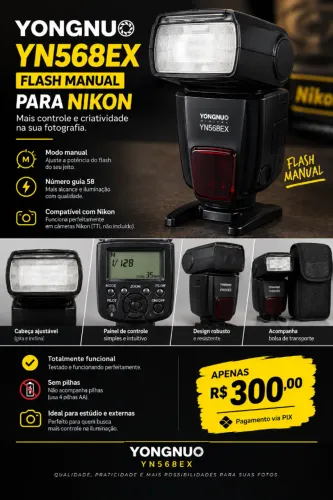 Flash Yongnuo yn568ex - NIKON