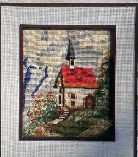 Bordado Antigo/ Quadro