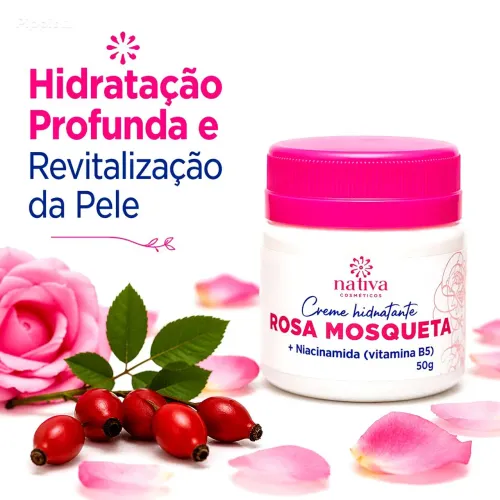 Creme Hidratante Rosa Mosqueta 50g