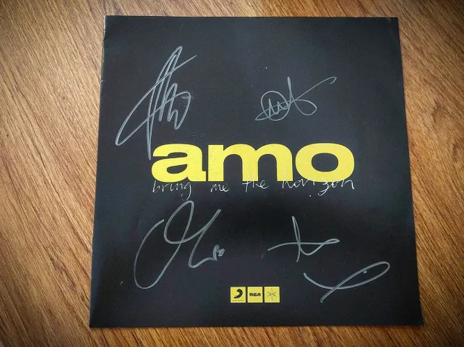 Bring Me The Horizon - amo | VINIL AUTOGRAFADO | Edição Limitada RARA
