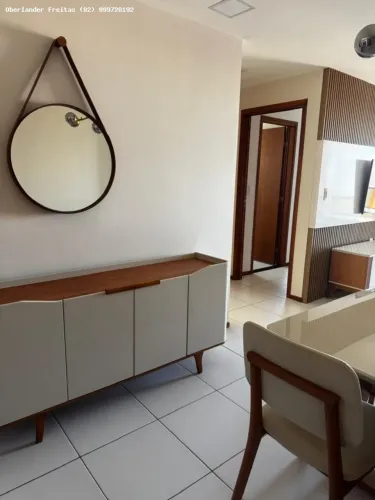 Apartamento para Locação em Maceió, Jatiúca, 2 dormitórios, 1 banheiro, 1 vaga