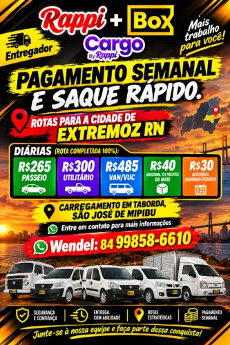Venha realizar entregas de pedidos para a Shopee
