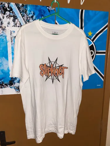 Camiseta Comfort Em Algodão Com Estampa Slipknot Off White (Original Renner)