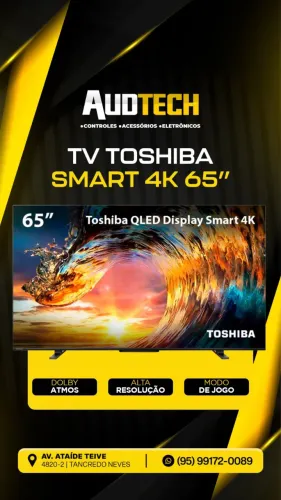 TV TOSHIBA 65 POLEGADAS 4k SMART 