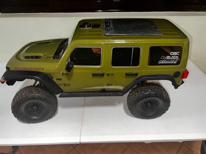 Automodelo off roda profissional 1/6 axial 4wd Jeep RTR
