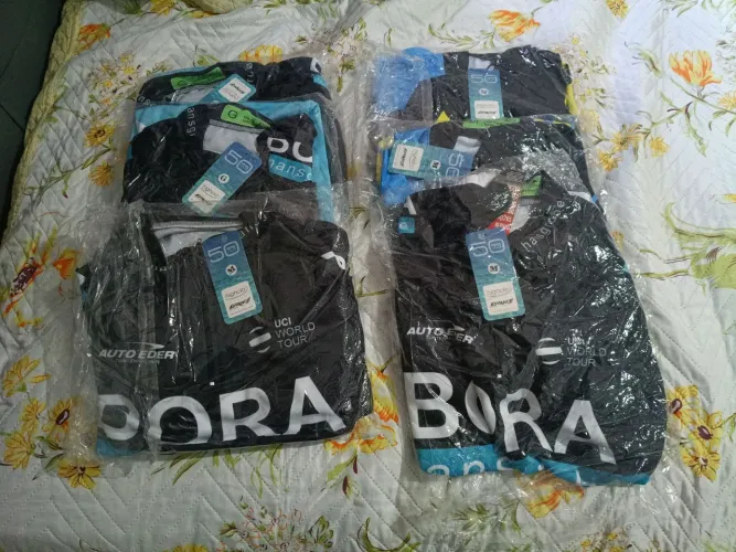 Lote 6 Camisas ciclismo manga longa