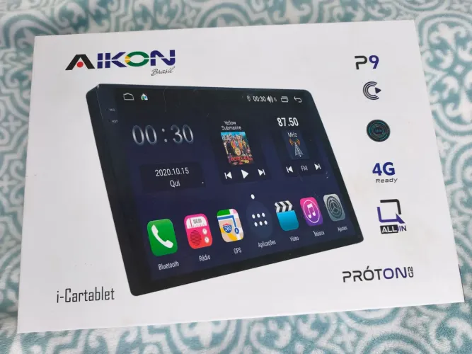 Central Multimídia Aikon Proton G2 9" 6GB/128GB 4G Android | Hyundai Creta Action