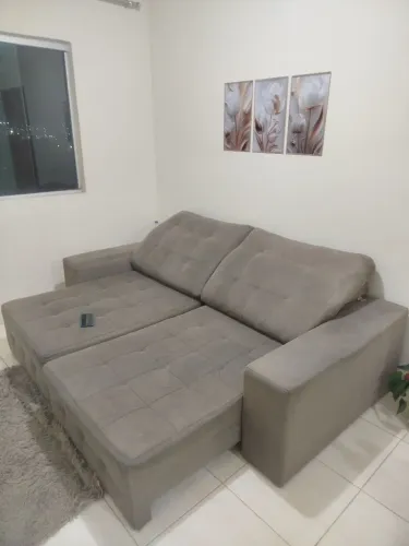 Sofá grande limpinho 4 lugares