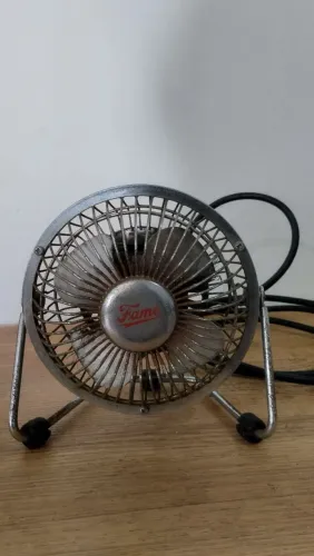 Antigo mini ventilador Fame - Decoração