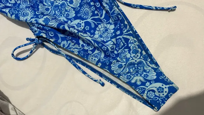 Maio Shein estampado azul