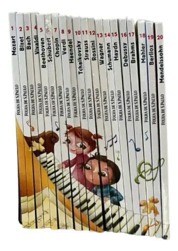 Coleção Infantil Música Clássica - 20 Volumes - Lindíssima