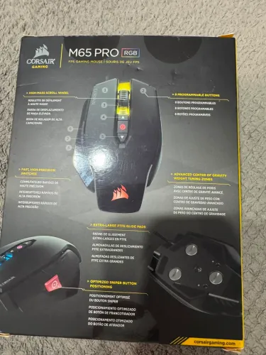 Mouse Corsair M65 Pro RGB pouco uso