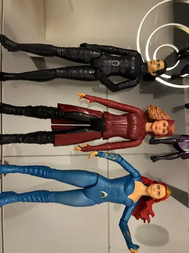 Lote heroínas wanda feiticeira escarlate Catwoman mera aquaman 30 cm