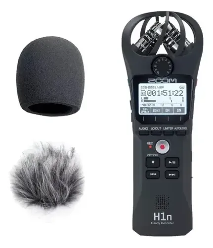Gravador de áudio Xy portátil Zoom Zh1nvp com acessórios
