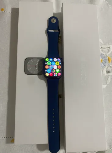 Apple Watch Series 8 - Kit Completo na Caixa + Pulseira Extra | Obs.: 1ª Linha (dupe)