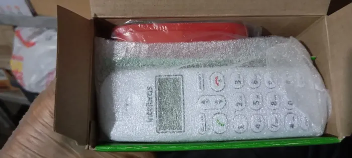 TELEFONE SEM FIO, VERMELHO