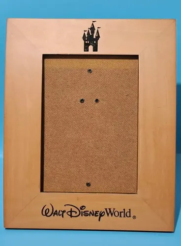 Disney Parks Porta Retrato de Madeira Original