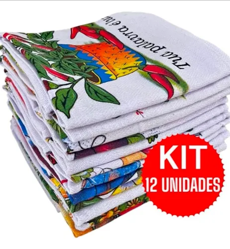 Panos de prato, Toalhas de banho, Colchas de cama, e outros artigos,com preços acessíveis.