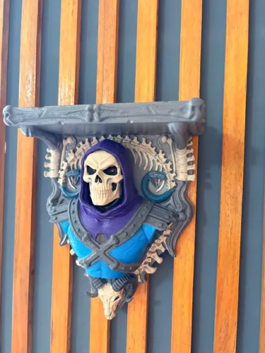 Suporte de parede decorativo 3D para livros e objetos