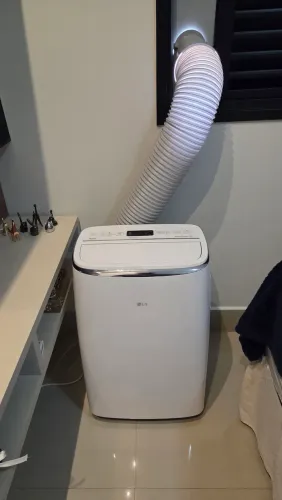 O ÚNICO AR-CONDICIONADO PORTÁTIL QUE REALMENTE GELA COMO UM SPLIT! LG Dual Inventer