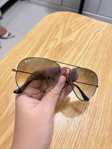 Óculos de Sol Ray-Ban Aviador Original - Lente Degradê Marrom