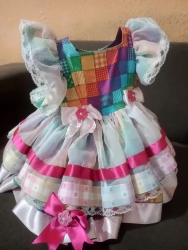 Vestido são João luxo 