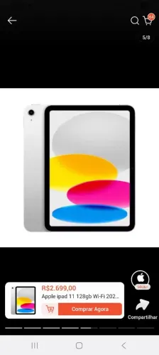 Tablet ipad geração 11 