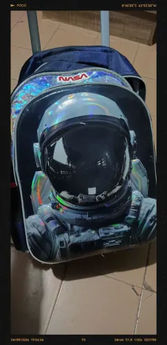 MOCHILA C/ RODINHAS ASTRONAUTA ORGINAL - SEMINOVA