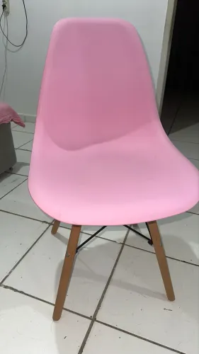 Cadeira rosa jogo de 4 cadeira