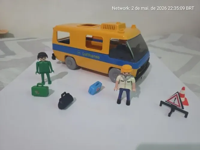  Playmobil Trol furgão Lufthansa dos anos 80, modelo 3255
