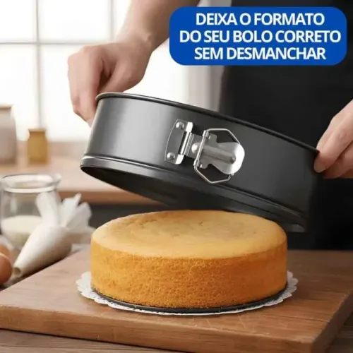 Forma de fundo removível + frete grátis